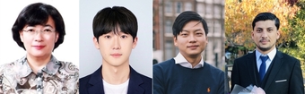 <strong>▲(왼쪽부터) 김명옥 교수, 박준성 박사, 최경환 박사, 리아즈 박사</strong>
