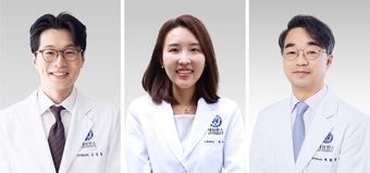  강남세브란스병원 소아청소년과 송경철(좌)채현욱교수(우)용인세브란스병원 가정의학과 권유진 교수(중)